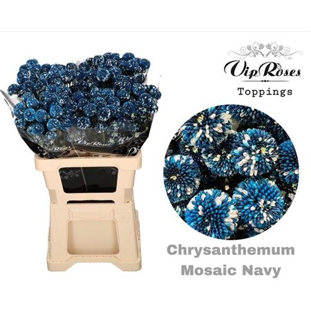Marjetka T Mosaic Navy c1037