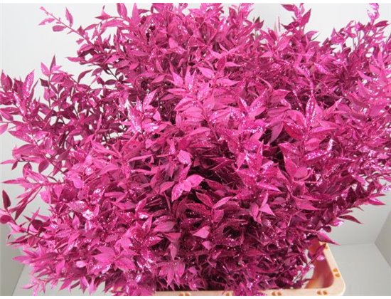 Ruskus Prik Bordeaux Glitter c4111